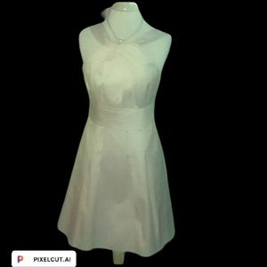 David's Bridal pink/peach sz 8